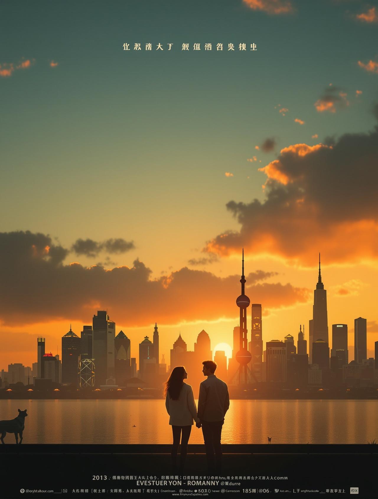 吉吉影视《都市奇缘》海报背景
